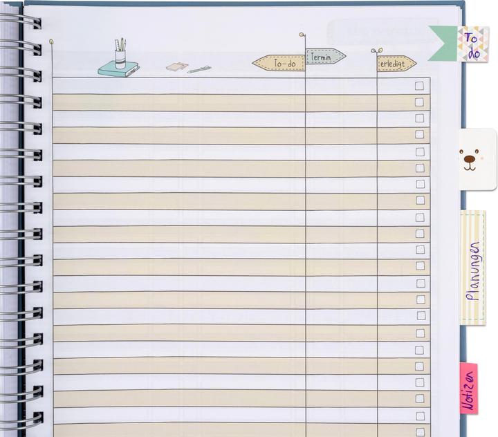 Actual product image Betzold Index stickers for calendars and planners