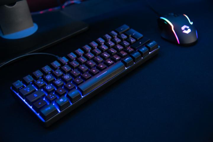 Produktbild Speedlink LETOS RGB 60% Gaming Keyboard, black - DE layout (Deutschland, Kabelgebunden)
