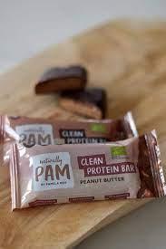 Actual product image Naturally Pam Clean Protein Bar (Peanut Butter, 12 pcs., 600 g)