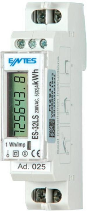 Actual product image Entes Digital AC meter 1-phaseRS485 interface
