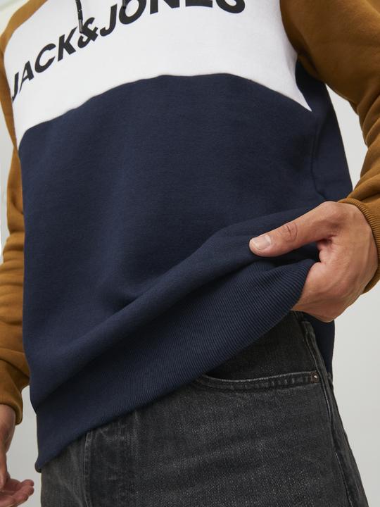Produktbild Jack & Jones Pullover Sweatshirt mit Kapuze JJELOGO BLOCKING SWEAT HOOD - 4774 (M)