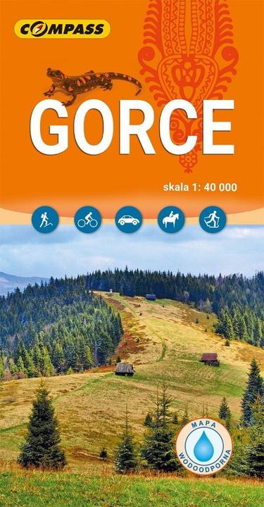 Actual product image Compass Tourist map - Gorce 1:40 000 Laminate w.19