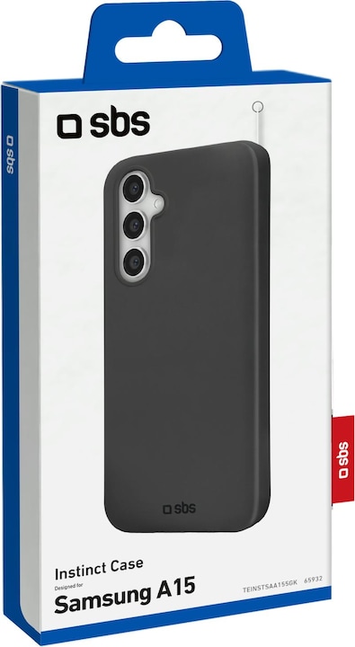 Produktbild SBS Instinct Cover für Samsung Galaxy A15 schwarz (Samsung Galaxy A15)