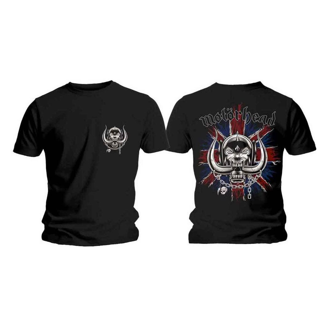 Motorhead, Herren, Shirts, British Warpig & Logo, Schwarz, (Xxl)
