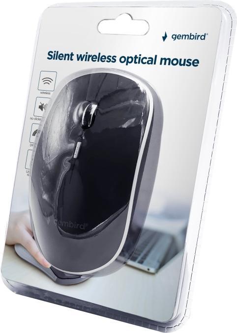 Produktbild Gembird Ergonomic mouse 6 buttons black (Kabellos)