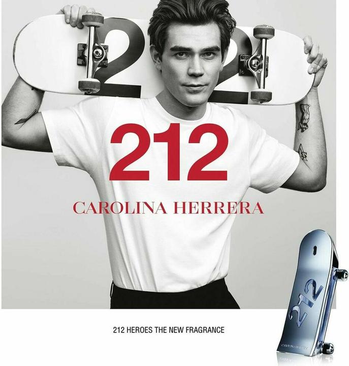 Actual product image Carolina Herrera 212 Men Heroes (Eau de toilette, 90 ml)