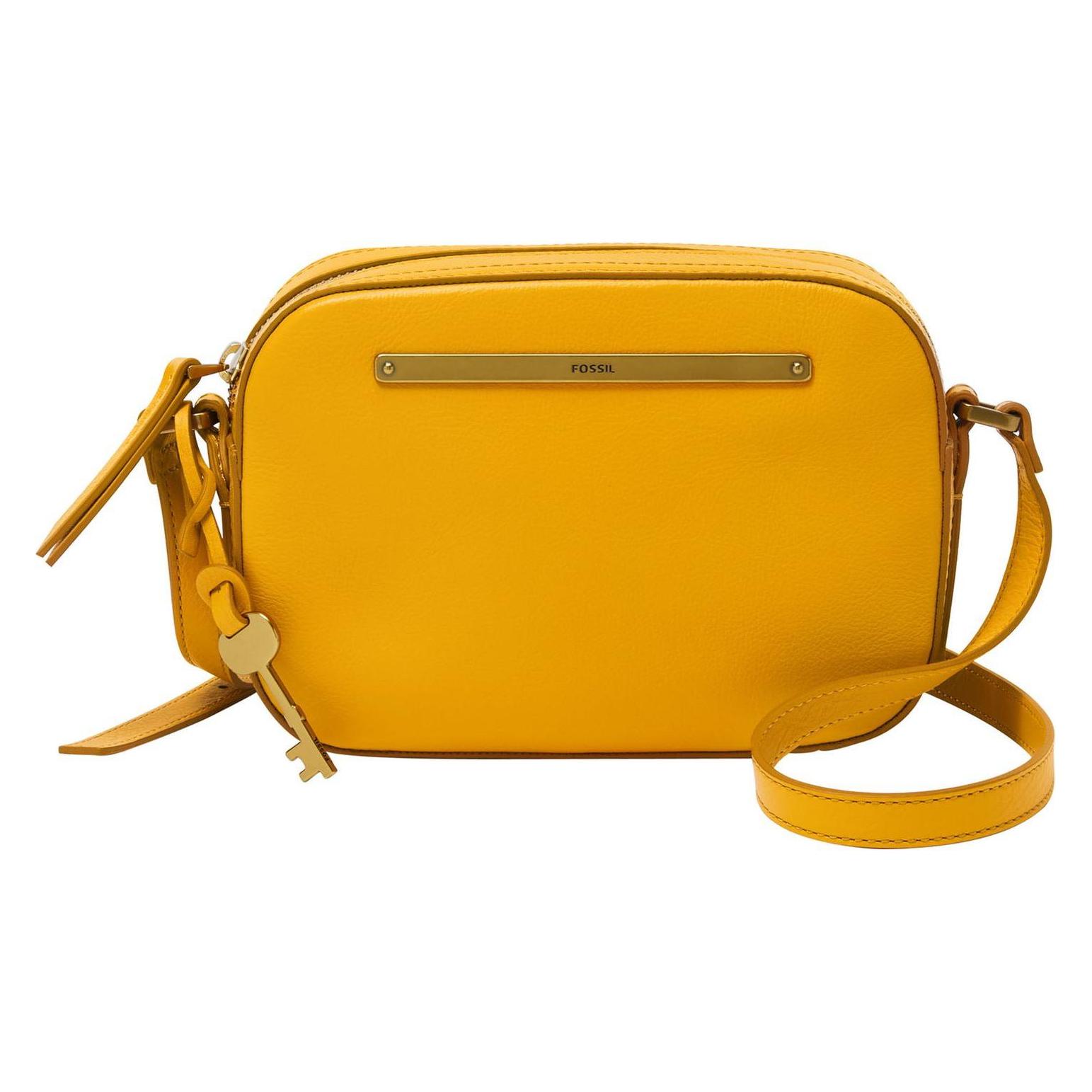 Fossil, Damen, Handtasche, Liza Camera Bag, Gelb