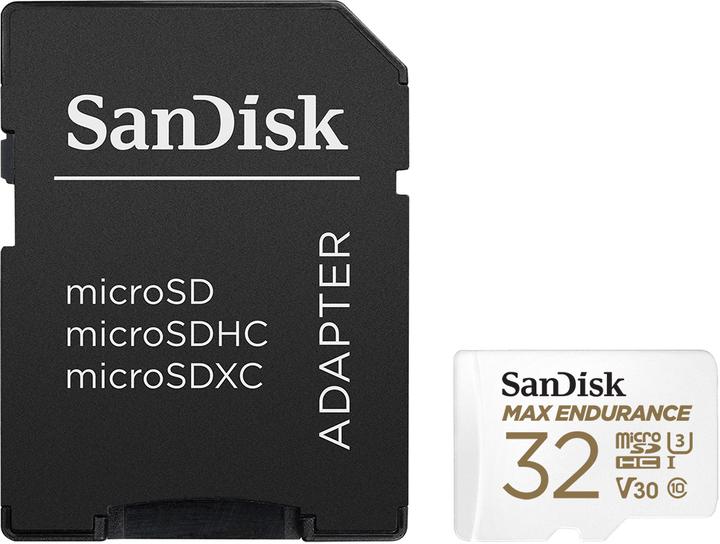 Image du produit SANDISK endurance maximale (64 Go, microSDXC, U3, UHS-I)