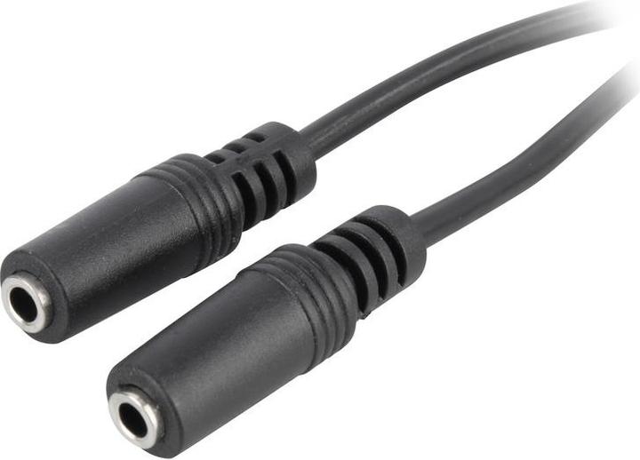 Image du produit HDgear 3,5 mm stéréo sur 2x3,5 mm (Séparateur audio)