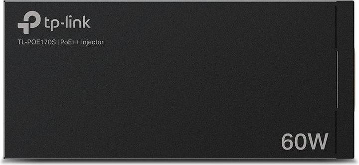 Actual product image TP-Link POE170S - TL- Gigabit PoE injector, 802.3af/at/bt, 60W (802.3at (PoE+), 802.3af (PoE), 802.3bt (PoE++), 60 W)