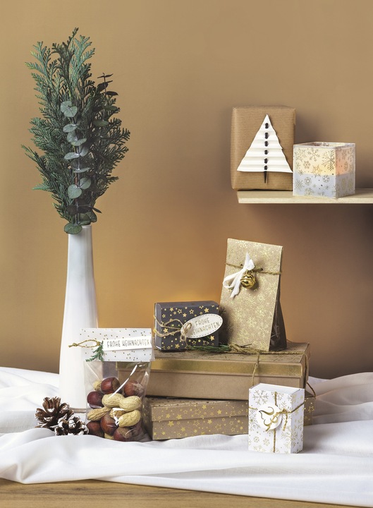 Produktbild Heyda Transparentpapier Weihnachten 10 Blatt, A4, Gold, Silber (115 g/m², 10 x)