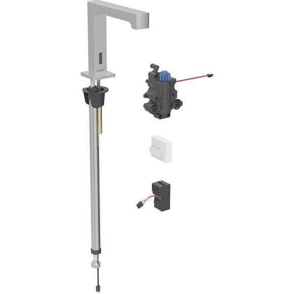 Geberit, Badarmatur, Brenta Waschtischarmatur, Ausladung 195mm, mit Thermostatmischer, Netzbetrieb, für UP-Funkt