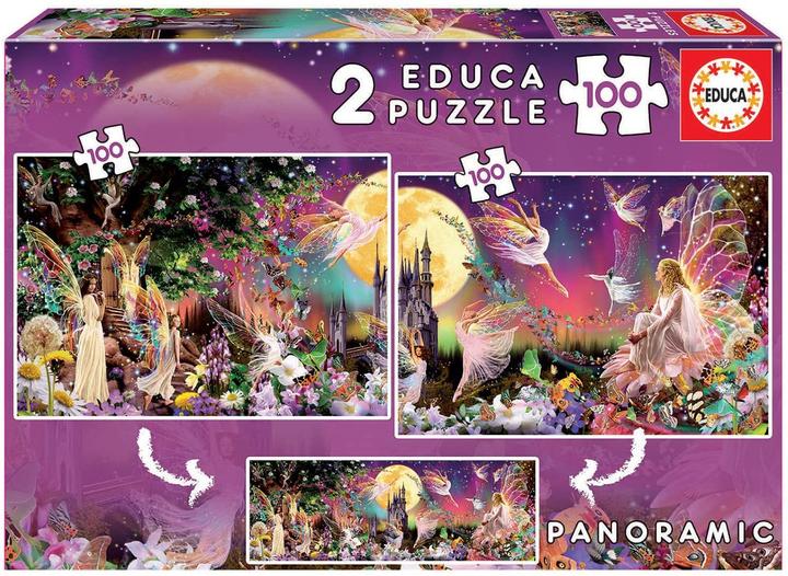 Image du produit Educa Triptyque des fées 2x100 pièces puzzle (100 pièces)