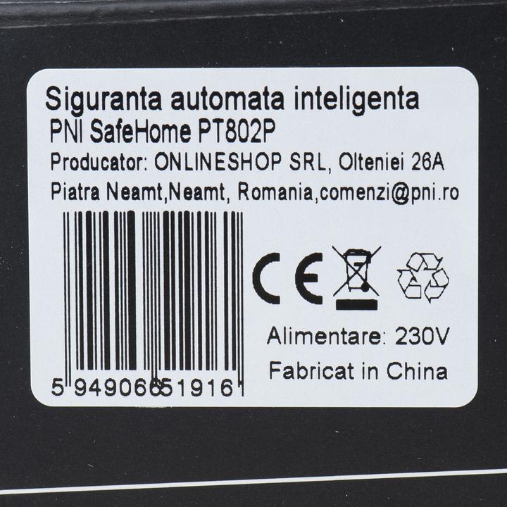 Image du produit PNI Sécurité automatique intelligente SafeHome PT802P WiFi, 3P, 100 A, contrôle Internet, mobile