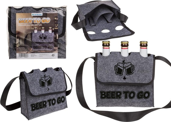 Produktbild Goldbuch Partyaccessoire Tasche Beer to go mit 3 Fächern
