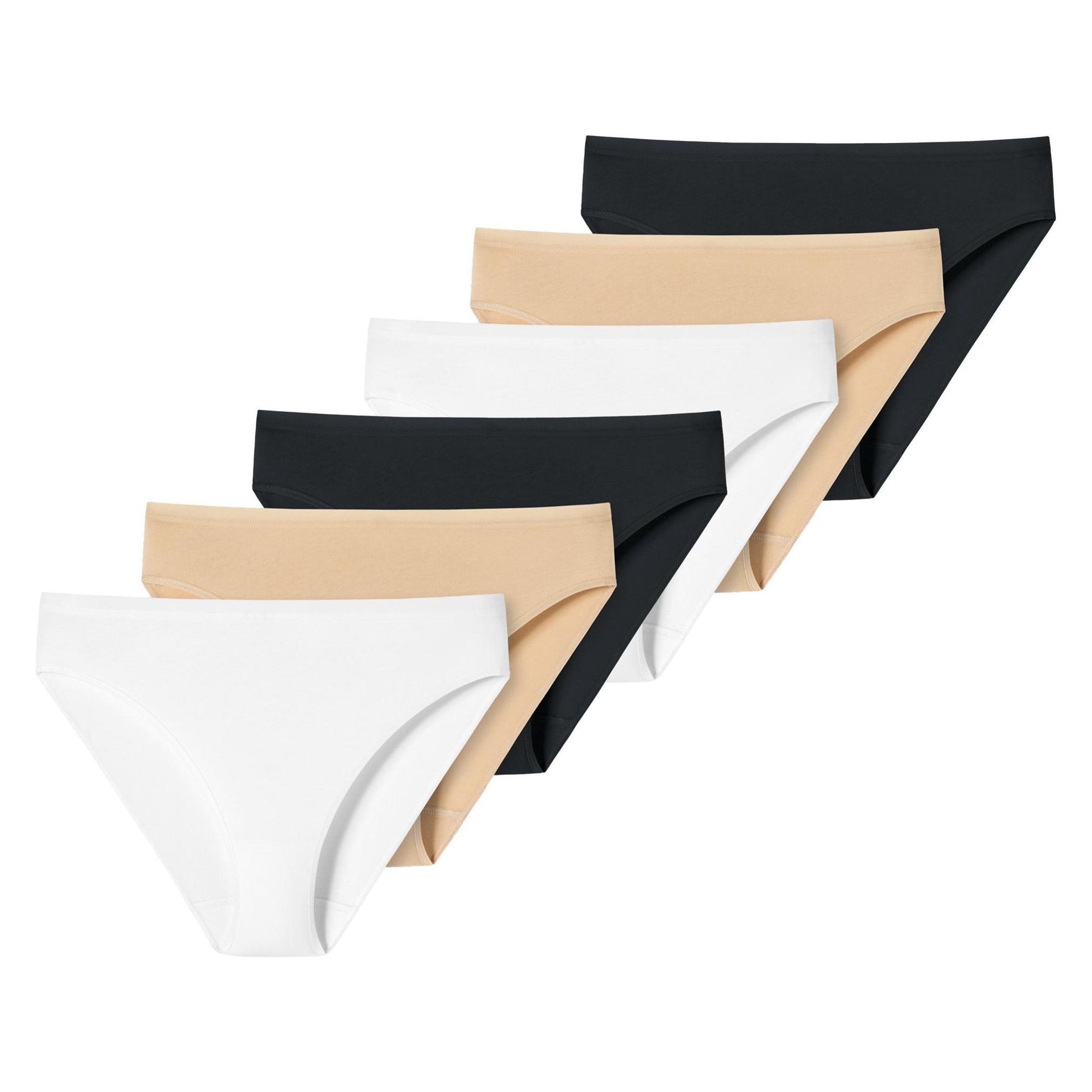 Uncover By Schiesser, Damen, Unterhosen, 6PACK Tai, Mehrfarbig, (3XL, 6er Pack)