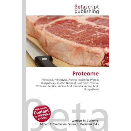 Proteome, Fachbücher von Lambert M. Surhone, Miriam T. Timpledon, Susan F. Marseken