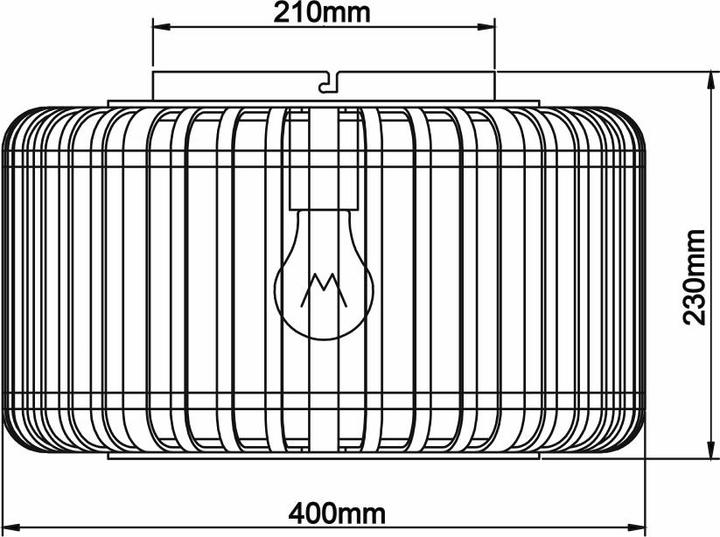 Produktbild Brilliant Woodrow E27 DE1 Deckenleuchte 40cm (E27)