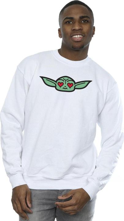 Produktbild Star Wars The Mandalorian Grogu Heart Eyes Sweatshirt (S)