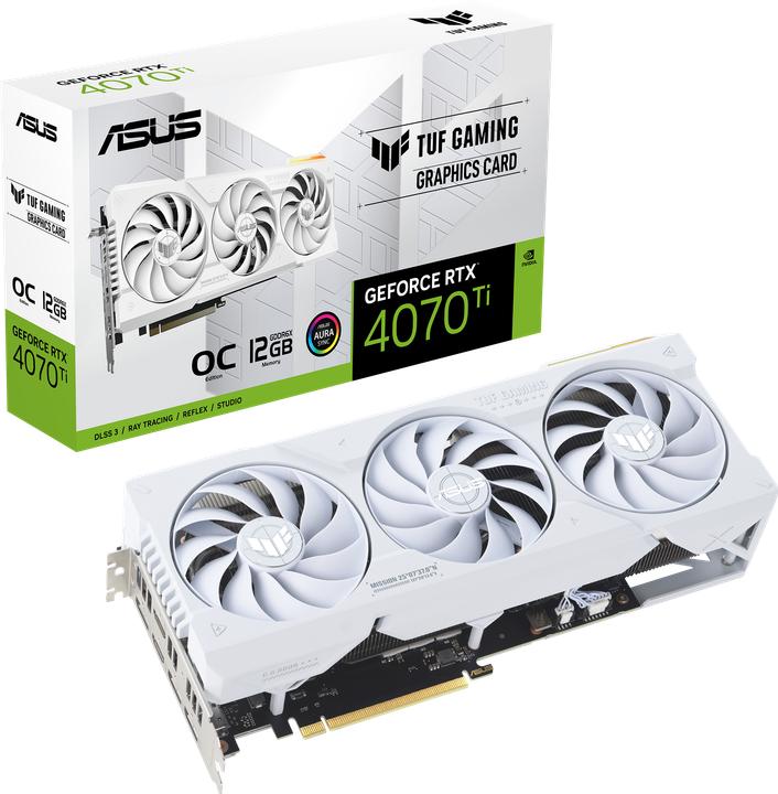 Image du produit ASUS TUF-RTX4070TI-O12G-WHITE-GAMING (12 Go)