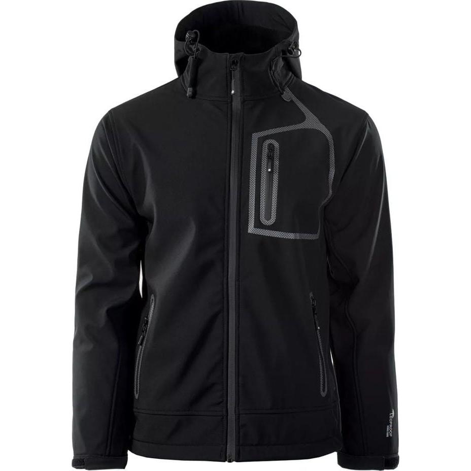 Hi-Tec, Herren, Jacke, Schwarze Herrenjacke Prince II Gr. 2XL (XXL), Schwarz, XXL