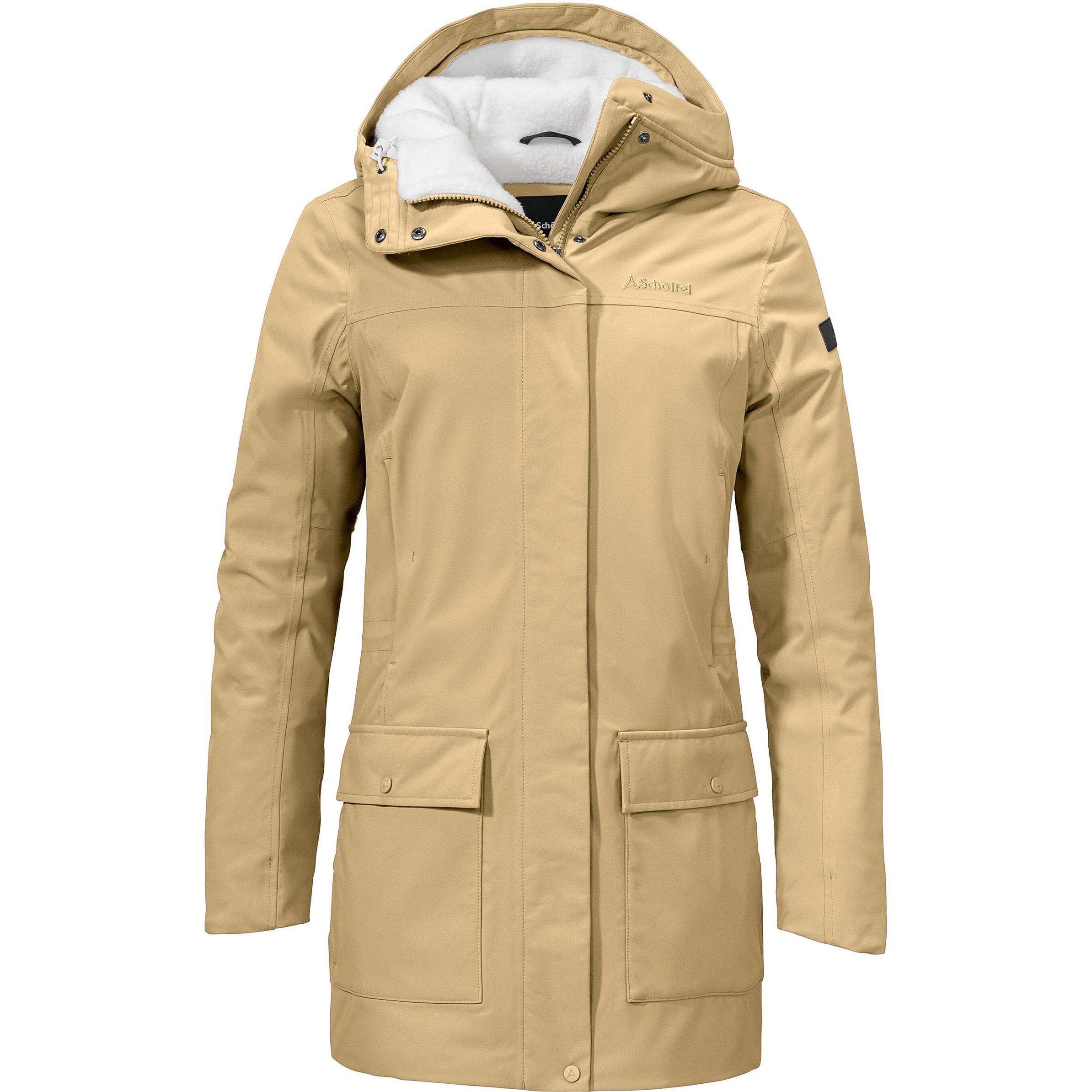 Schöffel, Damen, Jacke, Women's Insulated Parka Rotterdam (44), Beige, 44