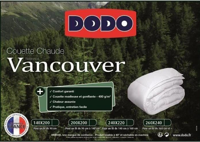Produktbild Dodo Bettdecke Vancouver 400 g /m² 200 x 200 cm (200 x 200 cm)