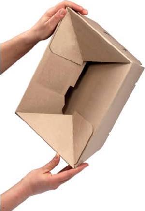 Produktbild Colompac Schachtel Blitzboden braun (24 x 17 x 13 cm, 1 x)