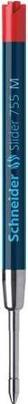 Produktbild Schneider Kugelschreibermine Slider 755 Strichstärke: 0,5 mm Schreibfarbe: rot (1 Stück, Rot, 0.50 mm)