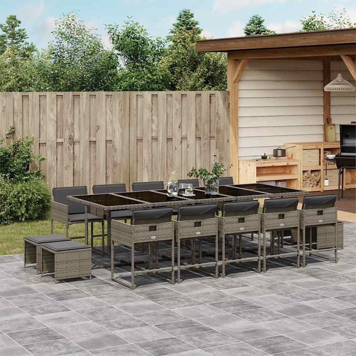 Produktbild vidaXL Garten Essgruppe (275 x 106 x 73 cm)
