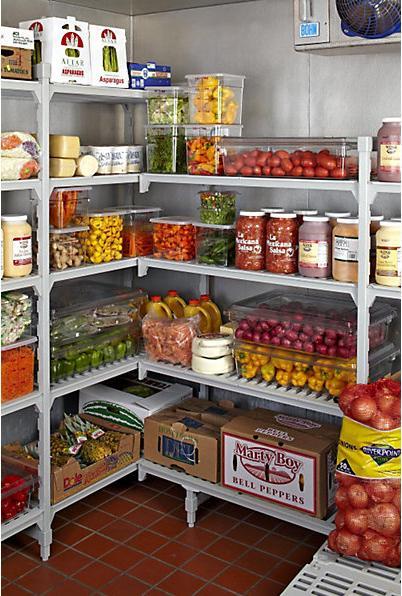 Produktbild Cambro Kunststoff-Steckregalsystem Premium, FB-BxT 700x500 mm, GR, B 770 mm, glatt