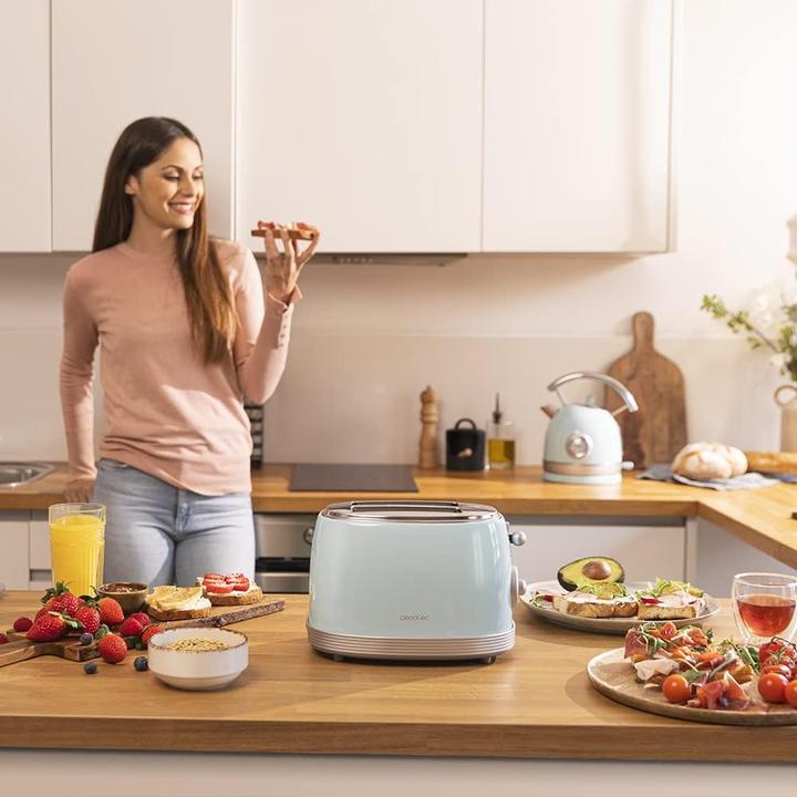 Produktbild Cecotec Grille Pain Toast&Taste 800 Vintage (Bleu)