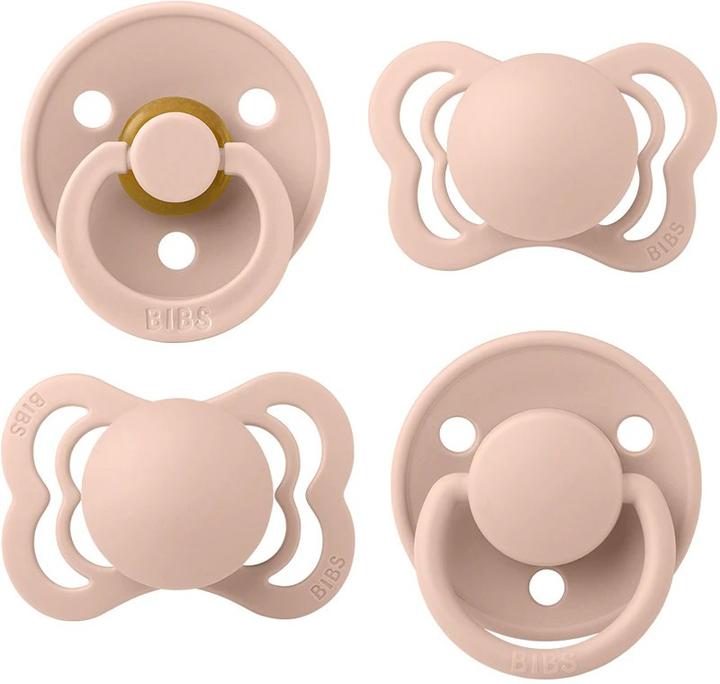 Actual product image Bibs Try-It Collection dummy, Blush (4x, 0 - 6 Months)