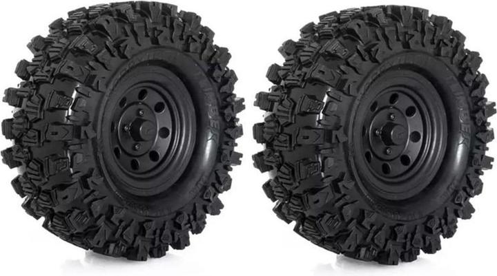 Image du produit Hobbytech Roues complètes Climber 121/45 mm 1.9" noir, 1 paire