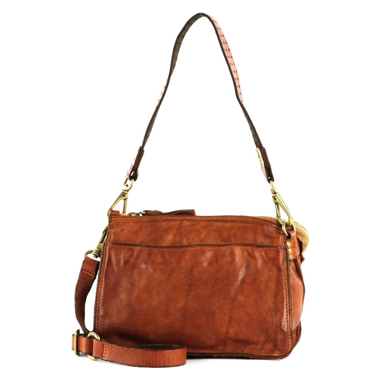 Campomaggi, Damen, Handtasche, Circle Crossbody Bag, Braun