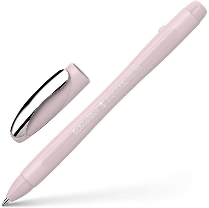 Schneider Ballpoint pen Slider Memo XB (Blue, Pearl, Rose, 1x)