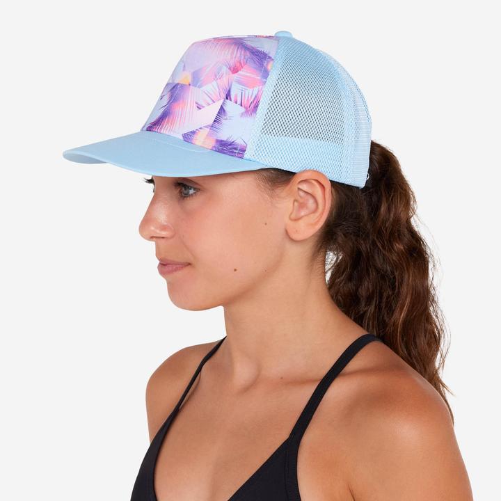 Actual product image Olaian Cap Surfen Kinder UV-Schutz Posy blau (53, 54, 55, 56)