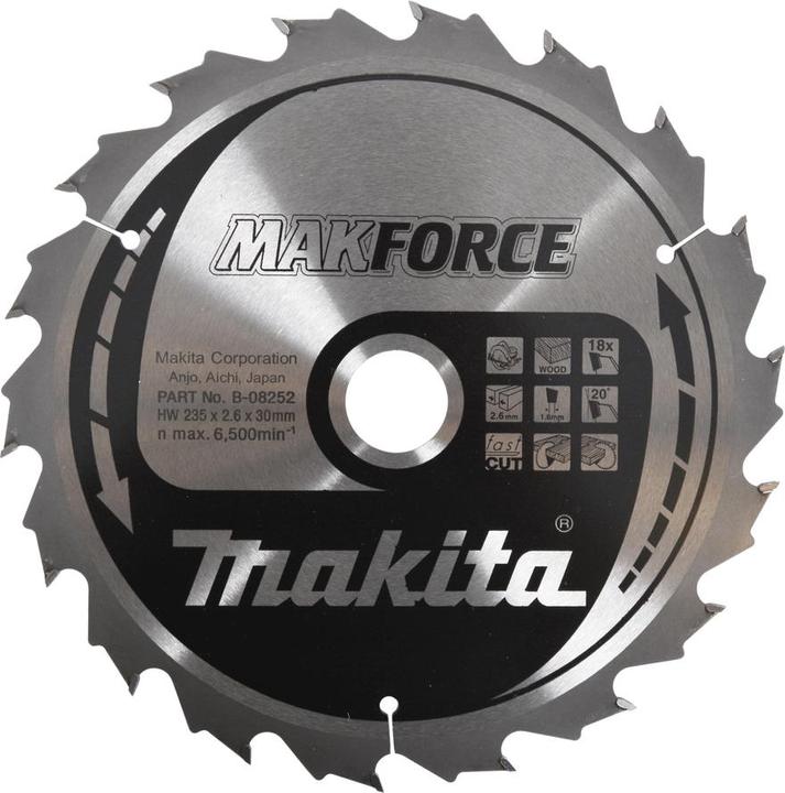Makita MAKFORCE Hand Circular Saw Blade 235/30