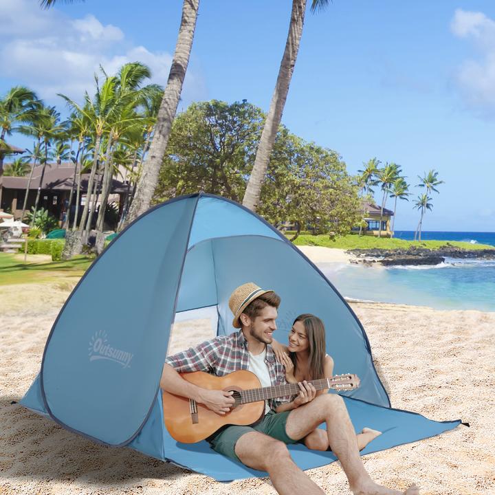 Immagine prodotto Outsunny Tenda pop-up per 2 persone (Tenda pitching, 0.80 kg, 2 persone)