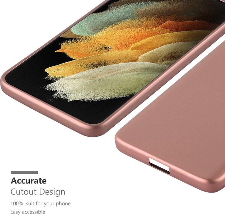 Produktbild Cadorabo TPU Matt Metallic Hülle (Samsung Galaxy S22 Ultra)