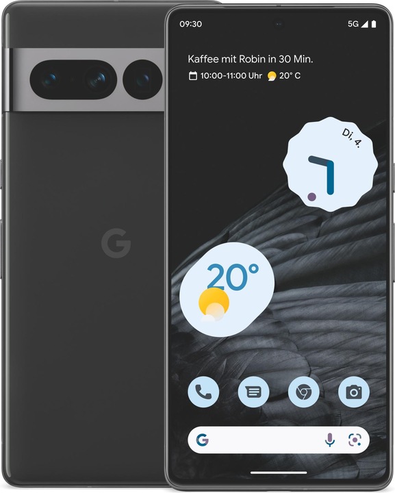 Produktbild Google Pixel 7 Pro (256 GB, Obsidian, 6.70", SIM + eSIM, 50 Mpx, 5G)
