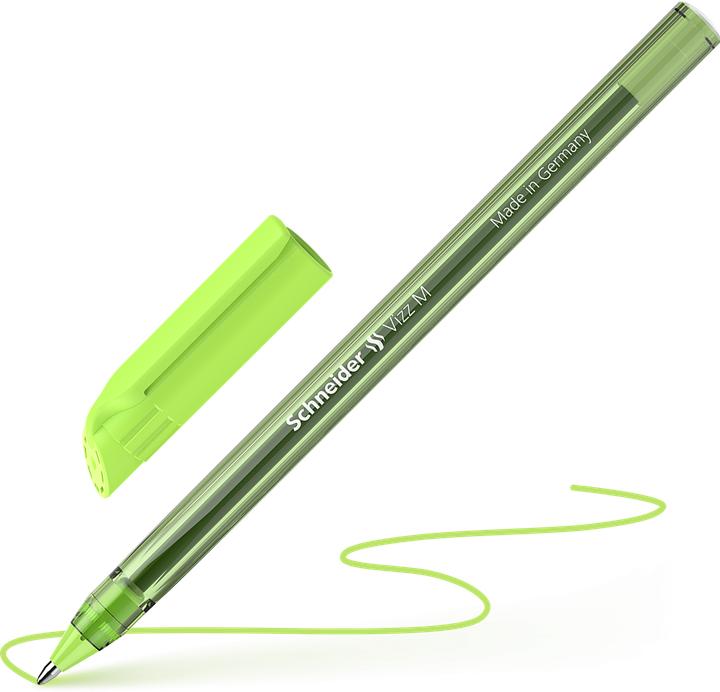 Produktbild Schneider Kugelschreiber Vizz M hellgrün (hellgrün-transparent, 1 x)