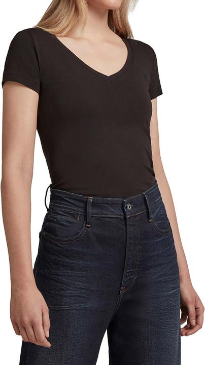 Produktbild G-Star Short Sleeve Base T-Shirt V-Neck Black (S)