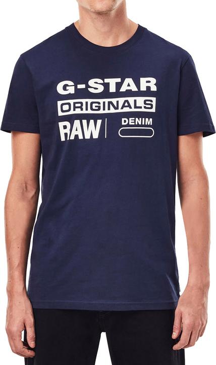 Immagine prodotto G-Star Printed Graphic Eight T-Shirt Regular Fit Sartho Blue (S)