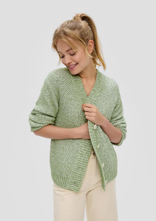 Produktbild s.Oliver Strickjacke Strickjacke aus Baumwollmix (40)