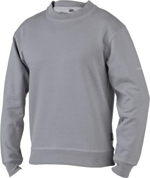 Wikland Sweatshirt, elastische Rippware grau (L)