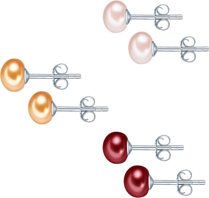 Immagine prodotto Valero Pearls Perle d'acqua dolce d'argento da donna - 3352 (Argento)