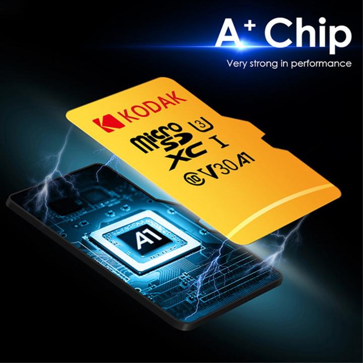 Produktbild Kodak mSD 64GB UHS-I U3/V30/A1 w/a (64 GB, microSD, U3, UHS-I)