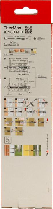 Produktbild Fischer TherMax 10/180 M10 (2 Stk.)