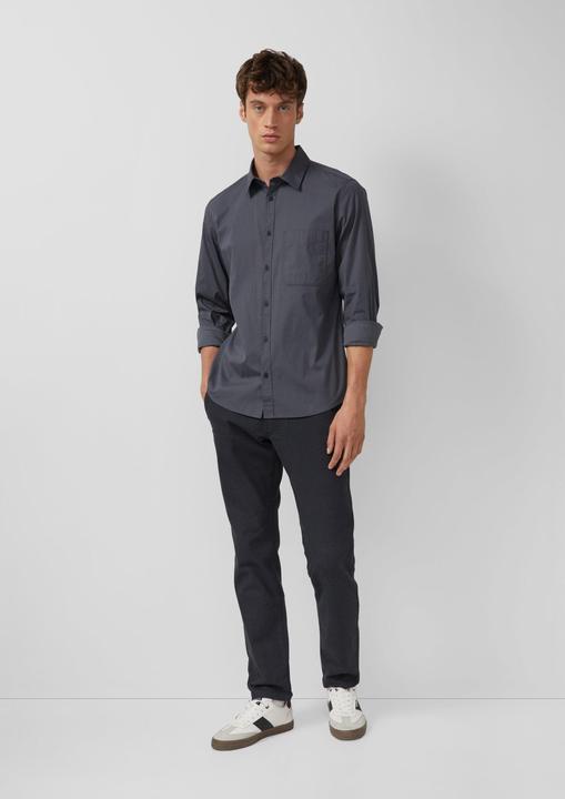 Immagine prodotto s.Oliver Hemd Slim Fit: Gemustertes Hemd mit Kentkragen (M)